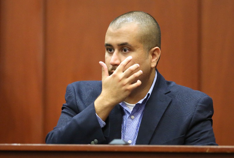 George Zimmerman testifies in trial against Matthew Apperson, who was accused of shooting into Zimmerman’s vehicle in May. CREDIT: JOE BURBANK/ORLANDO SENTINEL VIA AP, POOL