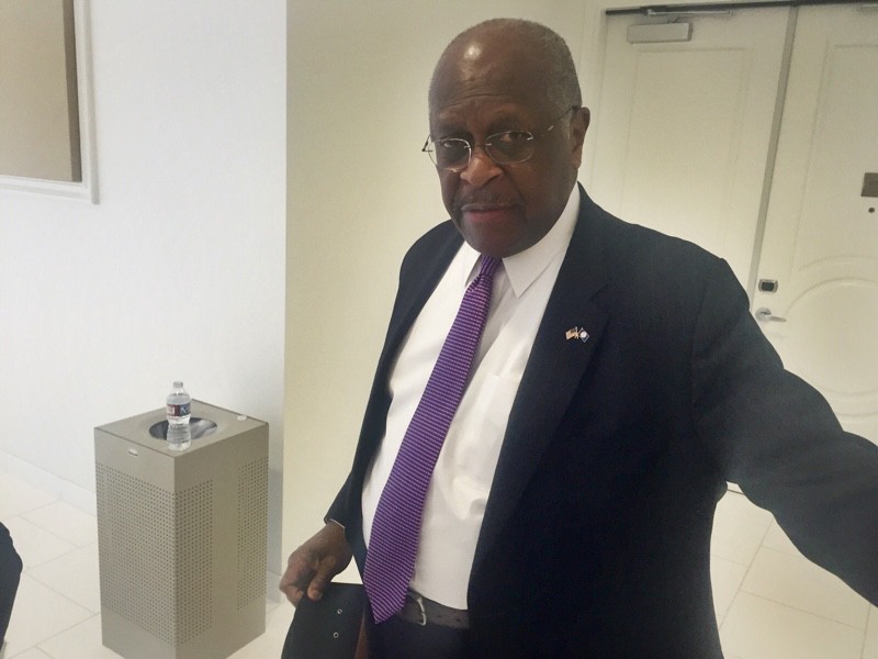 2012 Republican presidential candidate Herman Cain at the Nevada National Security Action Summit on Monday, December 14, 2015. CREDIT: EMILY ATKIN