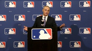 Commissioner Rob Manfred CREDIT: AP Photo/LM Otero