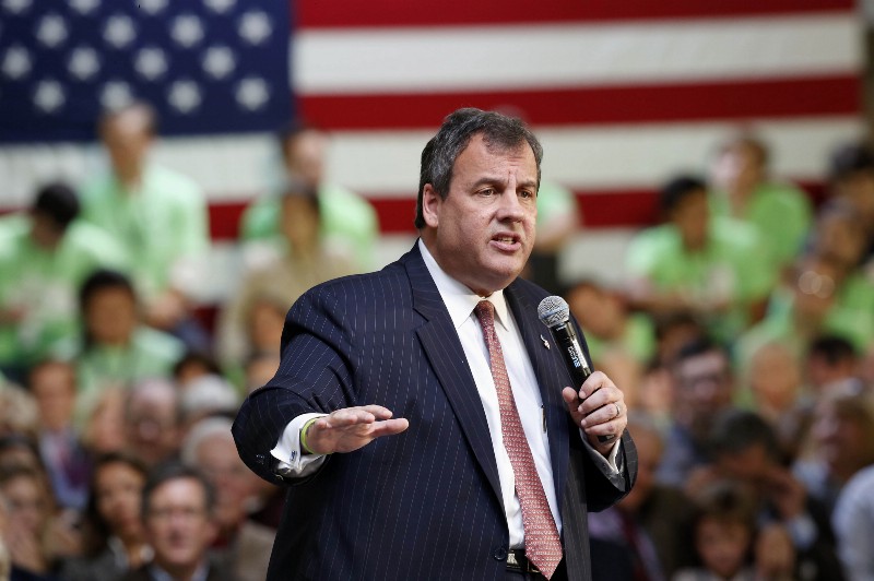Republican presidential candidate Chris Christie CREDIT: AP PHOTO/JIM COLE