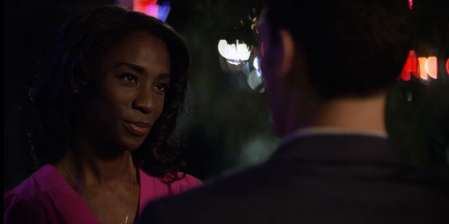 Angelica Ross (Paige) and Christian Ochoa (James) CREDIT: Her Story