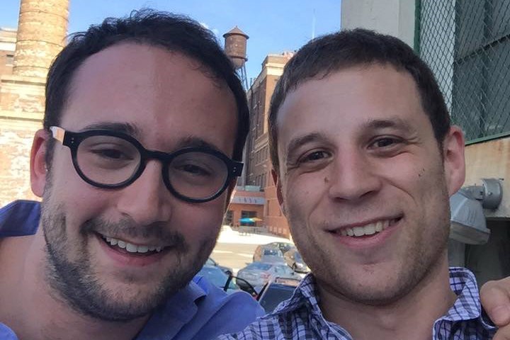 Chaim Levin and Benjamin Unger CREDIT: FACEBOOK/BENJAMIN UNGER