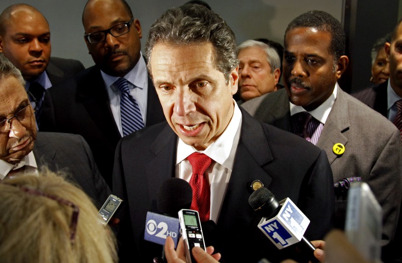 New York Gov. Andrew Cuomo (D) CREDIT: AP PHOTO/BEBETO MATTHEWS