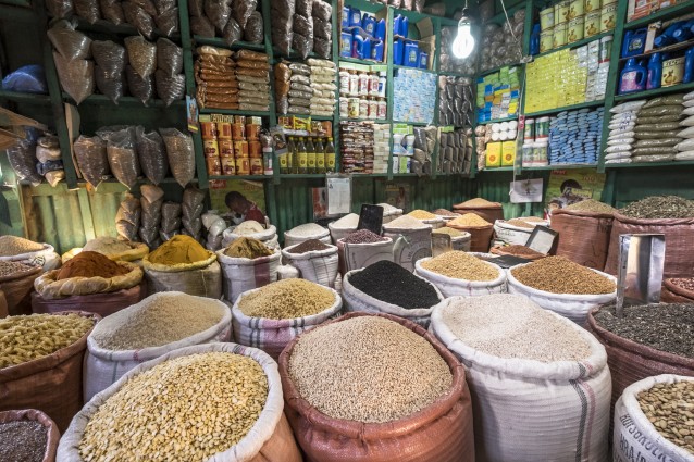 Pulses at a market in Ethiopia. CREDIT: Global Pulse Confederation