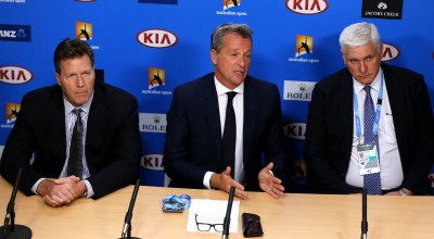 ATP chairman Chris Kermode and the Tennis Integrity Unit rejected news reports that match-fixing has gone unchecked in the sport. CREDIT: Shuji Kajiyama, AP