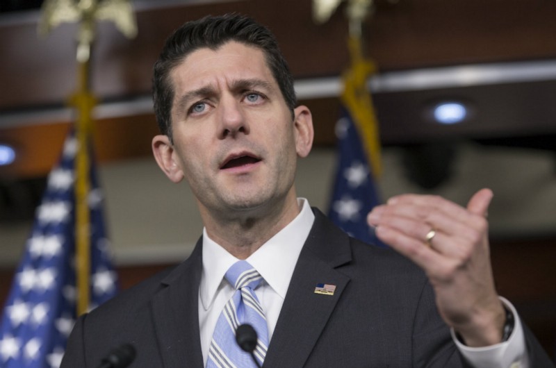 Speaker of the House Paul Ryan (R-WI) last week CREDIT: AP PHOTO/J. SCOTT APPLEWHITE