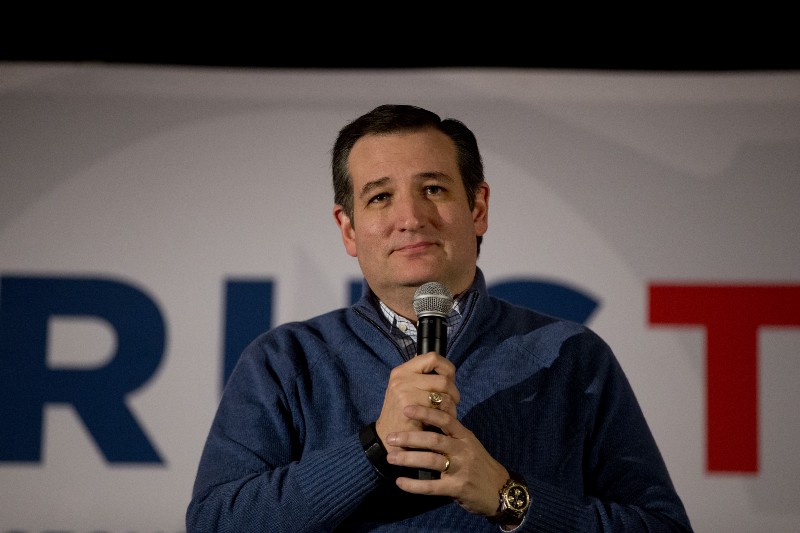Republican presidential candidate, Sen. Ted Cruz, R-Texas, listens to a question from the crowd at a campaign event at Bridge View Center Tuesday, Jan. 26, 2016, in Ottumwa, Iowa. CREDIT: AP PHOTO/JAE C. HONG