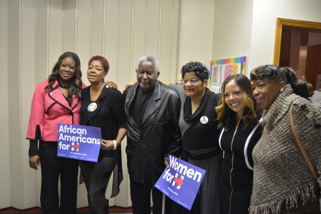 Sybrina Fulton, Maria Hamilton, Geneva Reed-Veal, Lucy McBath, and Gwen Carr in Sumter, SC. CREDIT: Kira Lerner