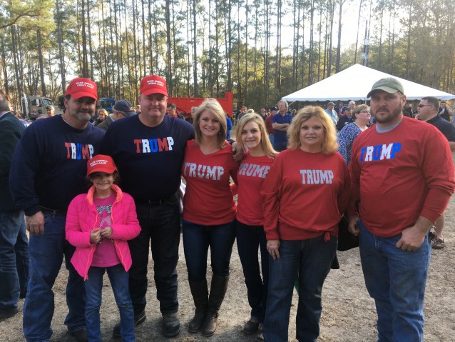 Karen Herndon and her family in Walterboro, SC. CREDIT: Kira Lerner
