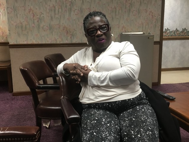 Brenda Williams has dedicated her time to registering inmates to vote since retiring from medicine. CREDIT: Kira Lerner