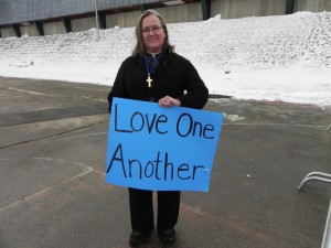 A campus minister tells ThinkProgress she sees rising intolerance in New Hampshire, which she ties to Trump’s rhetoric. CREDIT: Alice Ollstein