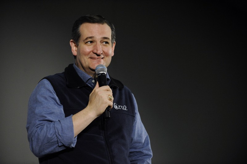 Republican presidential candidate, Sen. Ted Cruz. CREDIT: AP PHOTO/RAINIER EHRHARDT