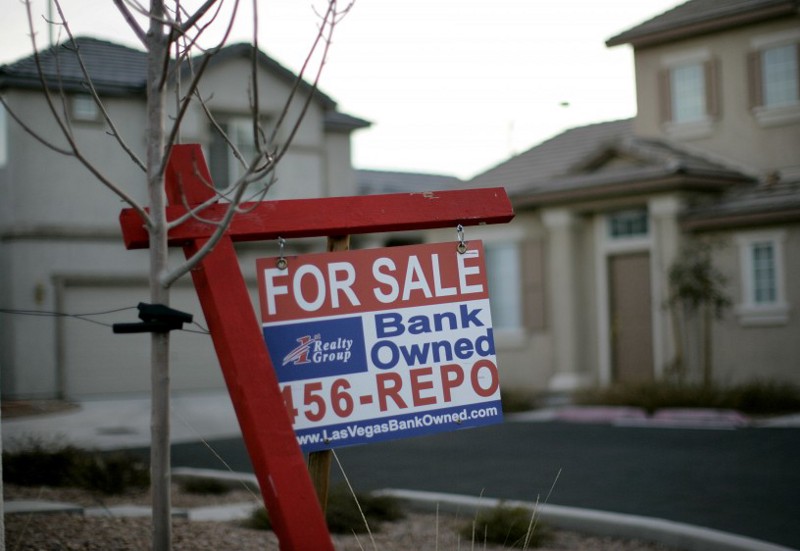 A repossessed home in Las Vegas CREDIT: AP Photo/Jae C. Hong, File