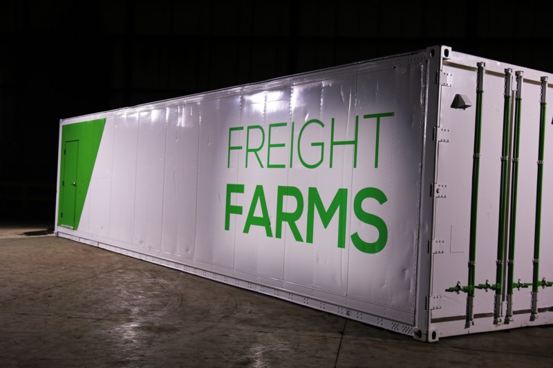 A Freight Farms unit. CREDIT: FREIGHTÂ FARMS