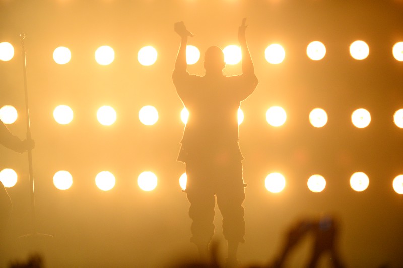 Kanye West performs at the 2015 iHeartRadio Music Festival in Las Vegas. CREDIT: PHOTO BY AL POWERS/POWERS IMAGERY/INVISION/AP