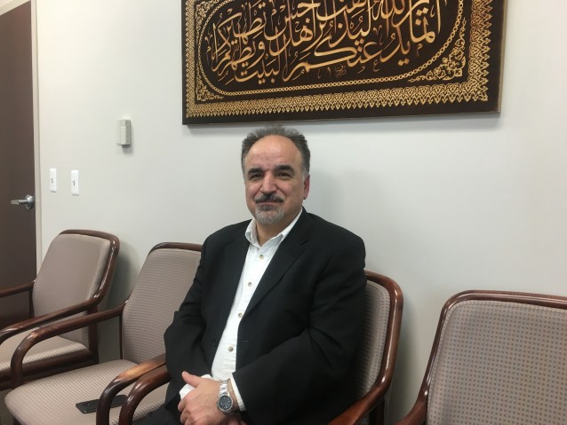 Kassem Allie in the Islamic Center of America. CREDIT: Kira Lerner