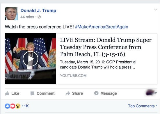 CREDIT: Facebook screengrab