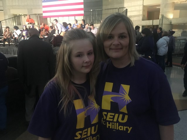 Norma Kersting and her 14-year-old daughter. CREDIT: Kira Lerner