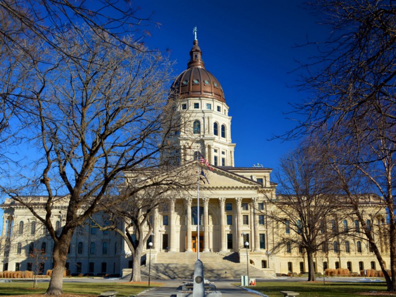 Kansas State Capitol Building CREDIT: SHUTTERSTOCK/JEFF ZEHNDER