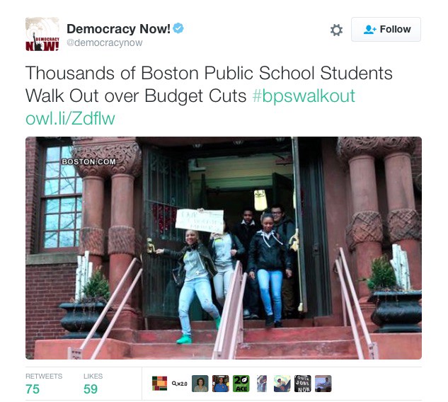 CREDIT: @democracynow