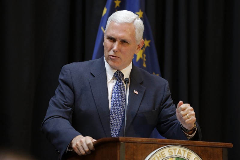 Indiana Gov. Mike Pence CREDIT: AP PHOTO/MICHAEL CONROY, FILE