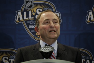 NHL commissioner Gary Bettman CREDIT: Mark Humphrey, AP