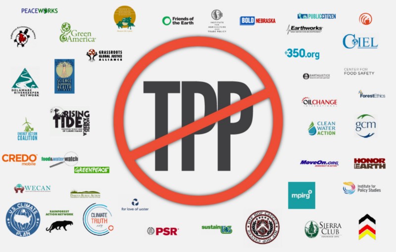 40 environmental groups have signed a letter urging Congress to reject the TransPacific Partnership. CREDIT: DYLAN PETROHILOS/THINK PROGRESS