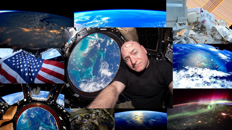 Pictures selected from the over 1,000 images Commander Scott Kelly tweeted from space. CREDIT: SCOTT KELLY @STATIONCDRKELLY /VICTORIA FLEISCHER /THINKPROGRESS
