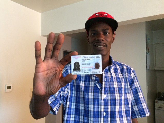 A small mistake on his birth certificate forced Dennis Hatten to fight for months to obtain a voter ID. CREDIT: Alice Ollstein