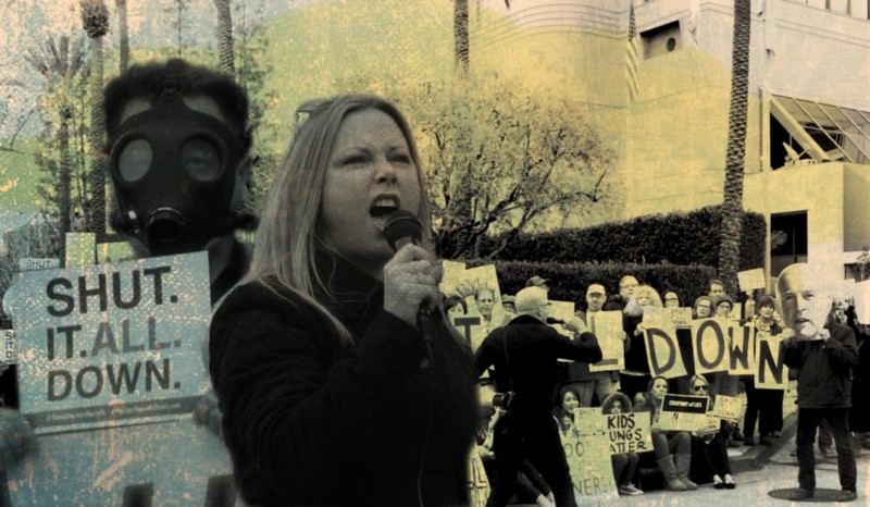 Porter Ranch residents are angry — but the bogeyman they are fighting is bigger than all of us. CREDIT: SAMANTHA PAGE/DYLAN PETROHILOS, THINKPROGRESS