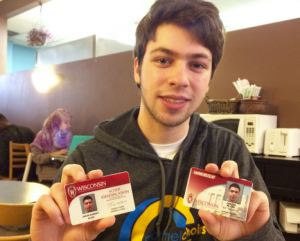 UW-Madison freshman Jason Klein. CREDIT: Alice Ollstein