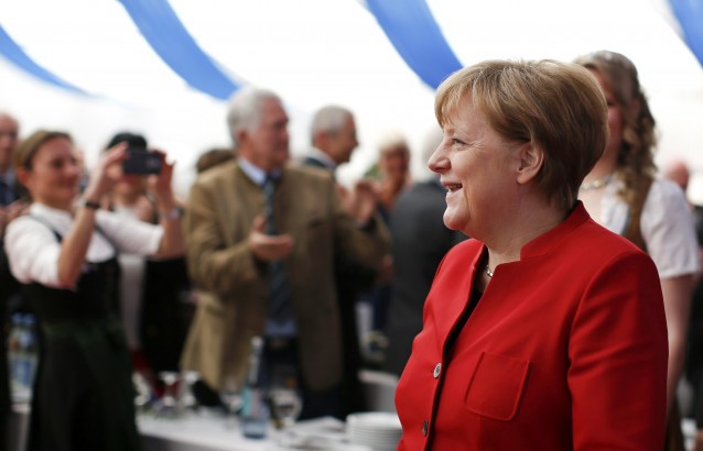German Chancellor Angela Merkel. CREDIT: Michaela Rehle/Pool Photo via AP