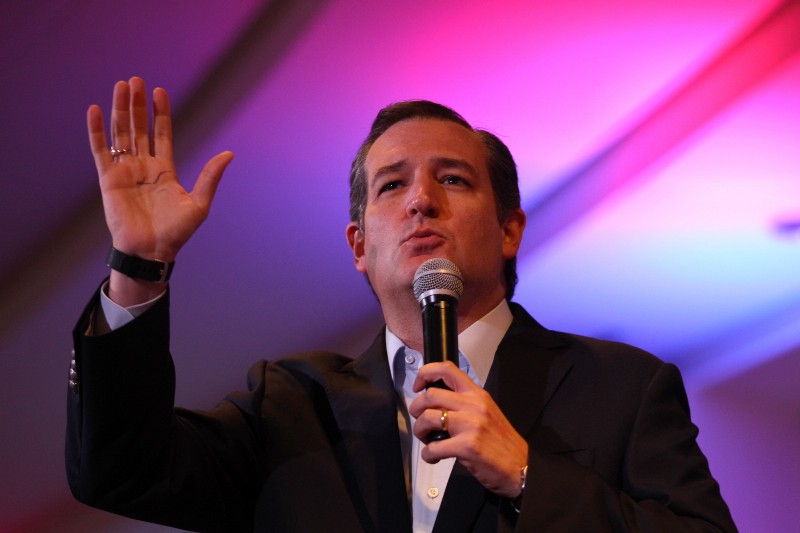 Republican presidential candidate Ted Cruz CREDIT: AP PHOTO/CHERYL SENTER