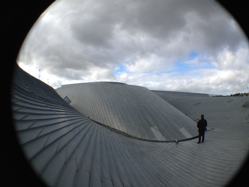 View from the roof of the Glasgow Riverside Museum of Transport, Glasgow, United Kingdom CREDIT: Wikimedia Commons/Barry Neeson
