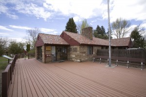 The Malheur National Wildlife Refuge headquarters, which was seized by a group of militia on Saturday, January 2, 2016 CREDIT: Cacophony