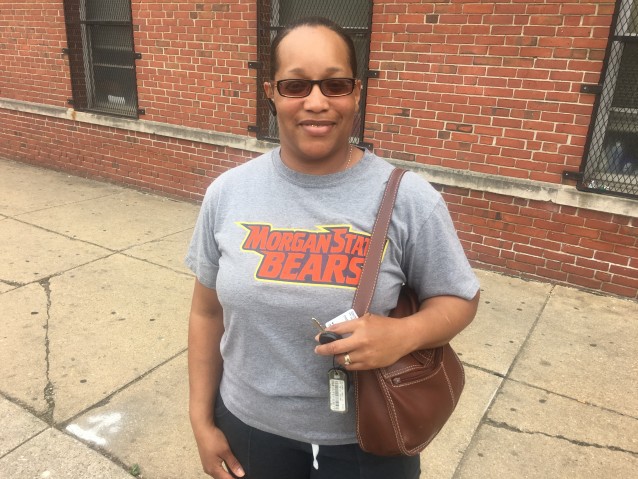 Miltania Johnson lives in the west Baltimore neighborhood where the uprising occurred last year. CREDIT: Kira Lerner