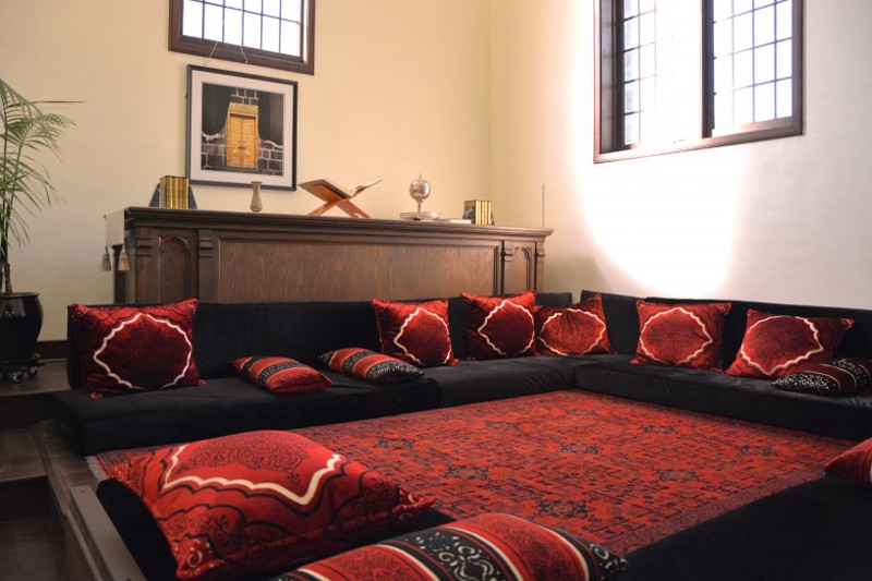 A Quran reading space at Zaytuna, created by retrofitting the corner of a former church. CREDIT: Jack Jenkins/ThinkProgress