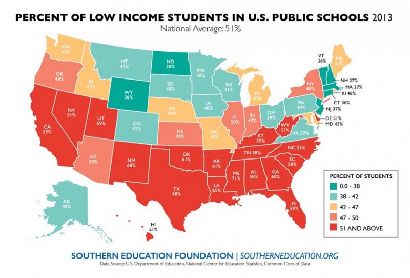 These low income students are the ones currently eligible for free or reduced-price lunches.