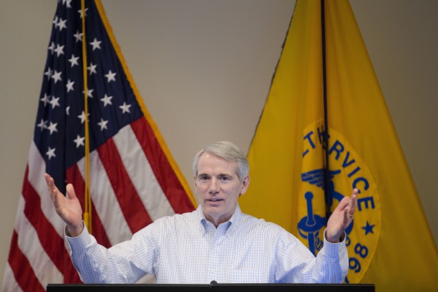 Sen. Rob Portman (R-OH) CREDIT: AP Photo/John Minchillo