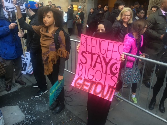 Rana, 20, said she faces daily harassment in New York, her hometown. CREDIT: Kira Lerner