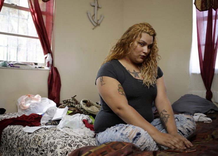 Kassidy Suarez, 22, a trans woman, pictured above, was rejected by her family as a teenager. She dropped out of school and became homeless. Thanks to Project SAFE, she now has housing, counseling, and is getting her GED. CREDIT: Lynne Sladky