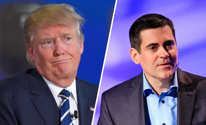 Donald Trump and Russell Moore CREDIT: AP/THINPROGRESS/DYLAN PETROHILOS