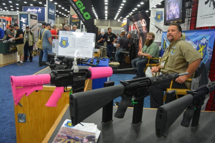 His and hers assault weapons.