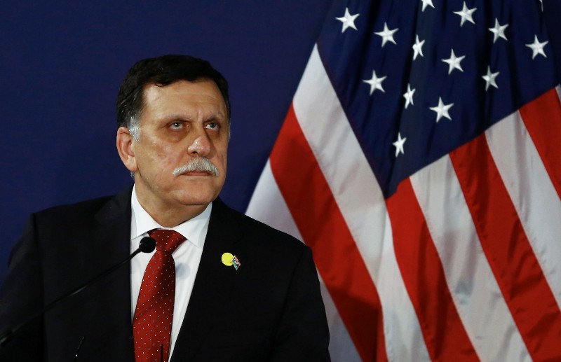 Libyan prime minister-designate Fayez al-Sarraj attends a news conference in Vienna, Austria, Monday May 16, 2016. CREDIT: LEONHARD FOEGER/POOL PHOTO VIA AP