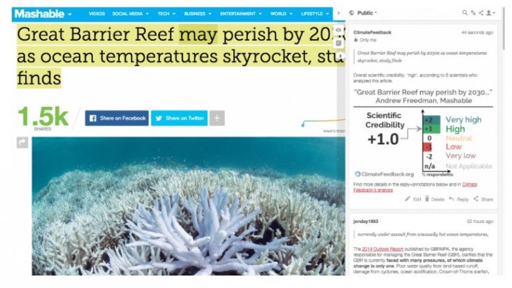 CREDIT: climate feedback