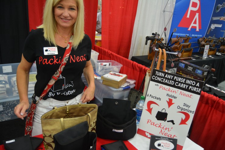 Packin’ Neat sells holsters for women to turn their purses into concealed carry holsters.