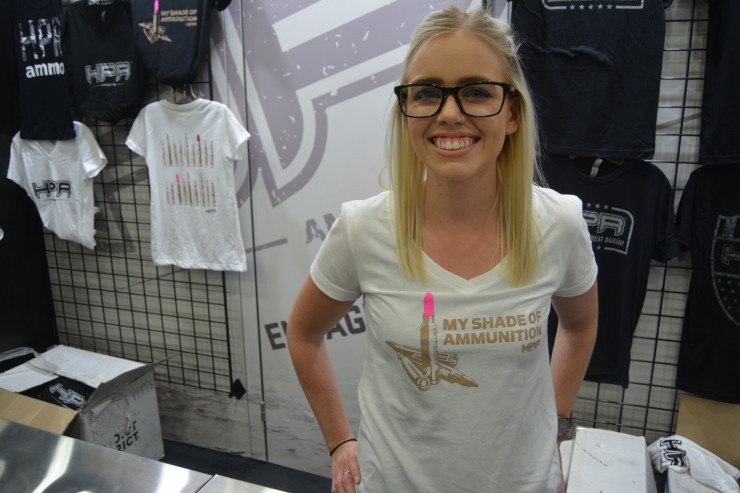 “My shade of ammunition.”