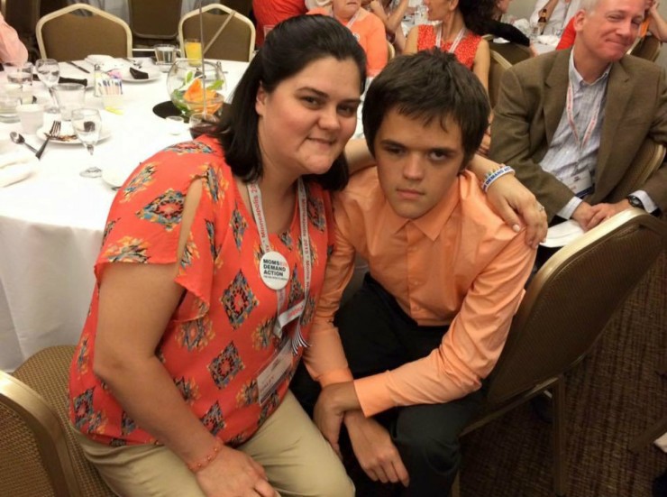 Haley Rinehart and her son, Eli. CREDIT: Haley Rinehart