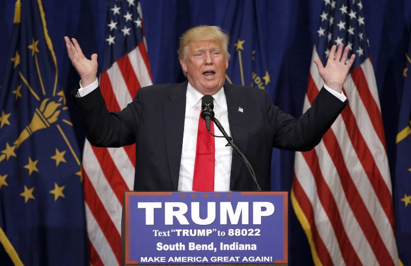 Republican presidential candidate Donald Trump CREDIT: AP PHOTO/CHARLES REX ARBOGAST