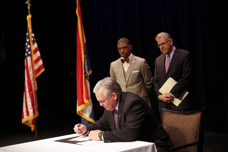 Missouri Gov. Jay Nixon CREDIT: AP PHOTO/JEFF ROBERSON